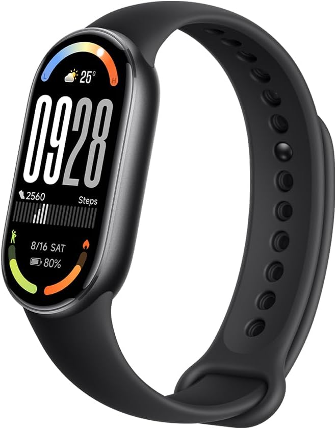 XIAOMI Smart Band 10, Bracelet Connecté, Autonomie 21 jours, noir